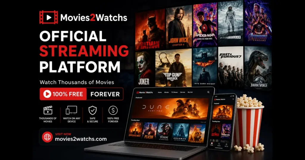 Movies2Watch watching movies and TV series banner
